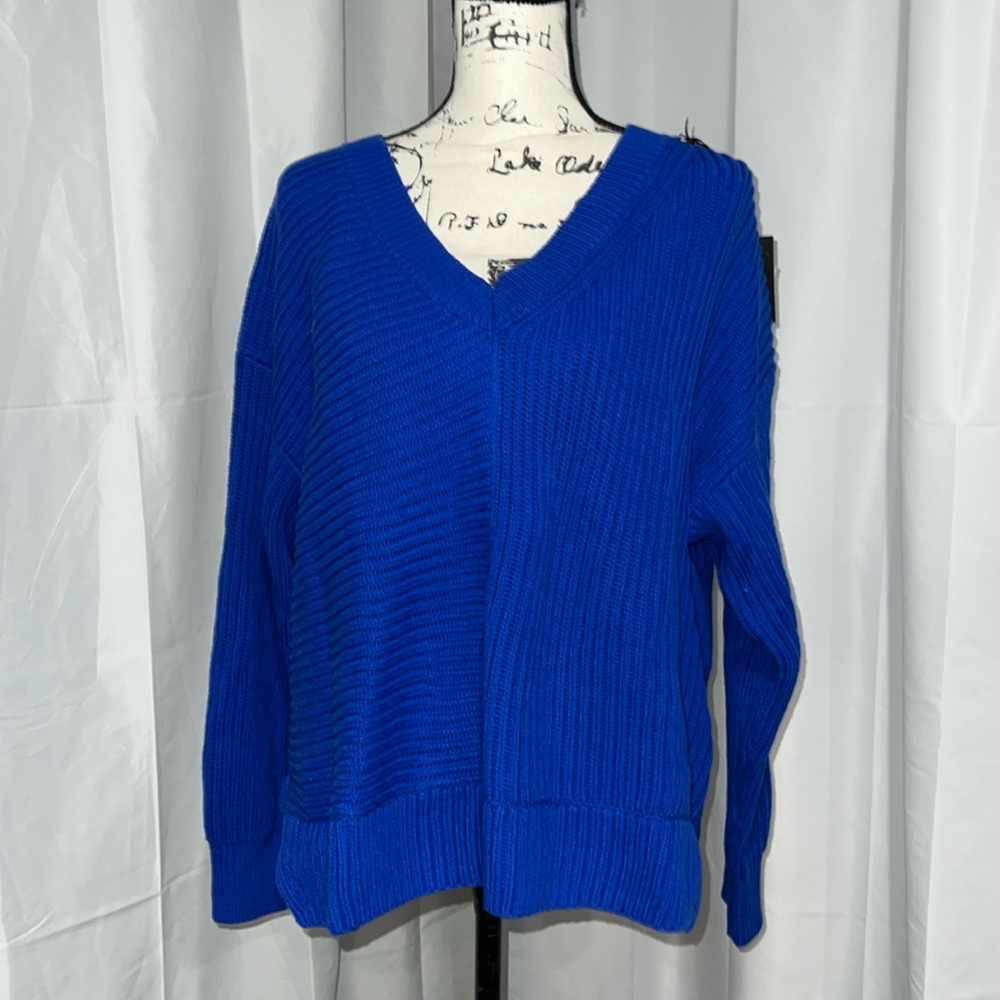 Simply Vera Vera Wang Electric Blue Sweater
